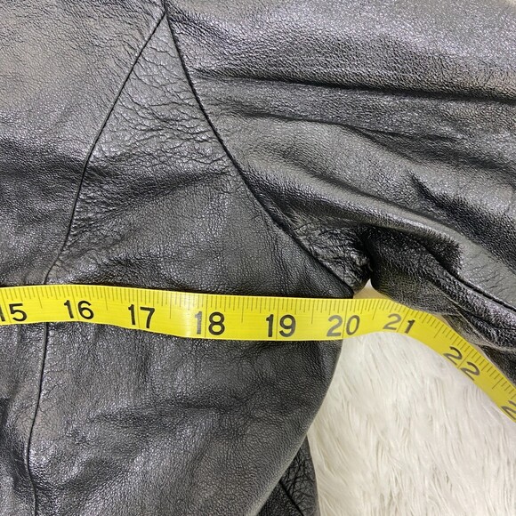 VTG Pendleton 100% Leather Jacket Black Womens sz L - Picture 7 of 7